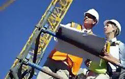Engineers on the crane