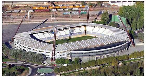 New football stadium, Kingdom of León, in León (Spain).