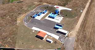 Transfer station for municipal solid waste in La Bañeza, León (Spain).