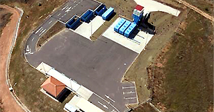 Transfer station for municipal solid waste in Cistierna, León (Spain).